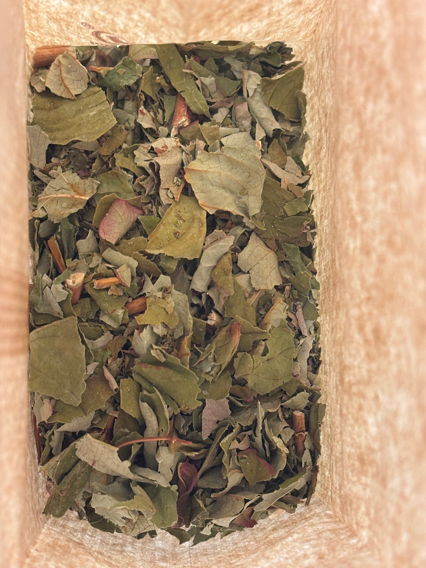 Folhas secas de cidreira para infusão artesanal Ti Sana