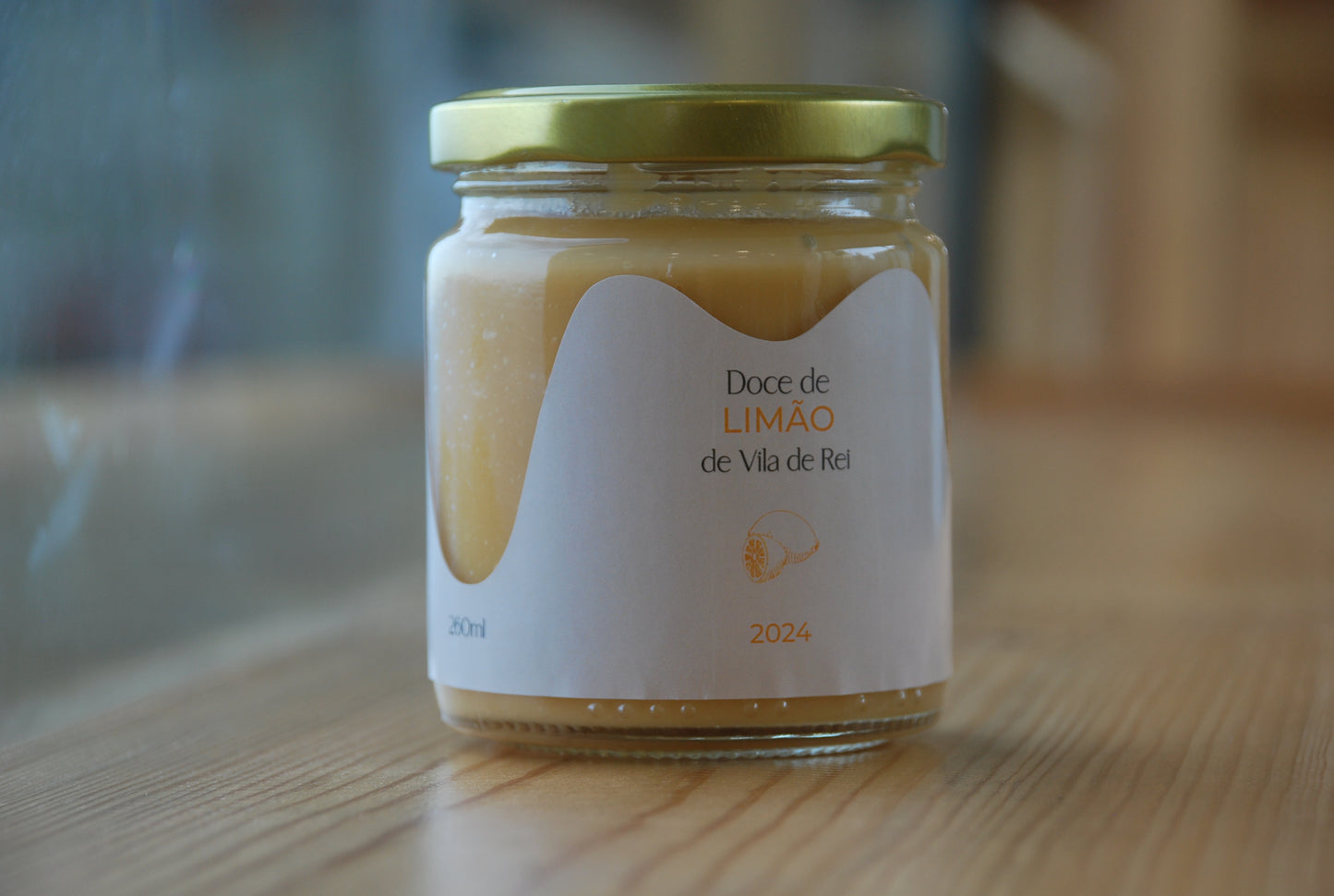 Doce de Limão Artesanal Rosa dos Ventos em frasco de vidro 200g