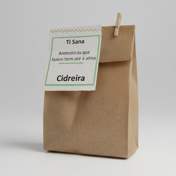 Folhas de cidreira secas para infusão natural Ti Sana