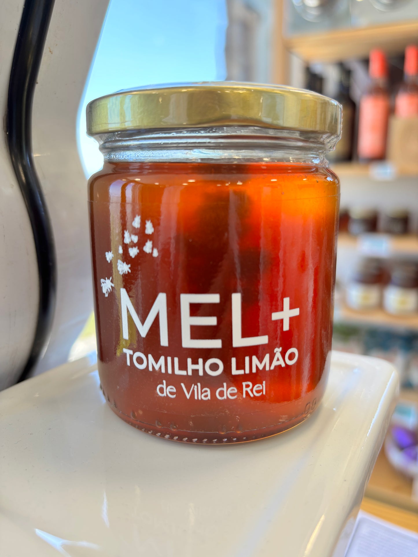 Frasco de Mel com Tomilho Limão Artesanal Rosa dos Ventos 200g