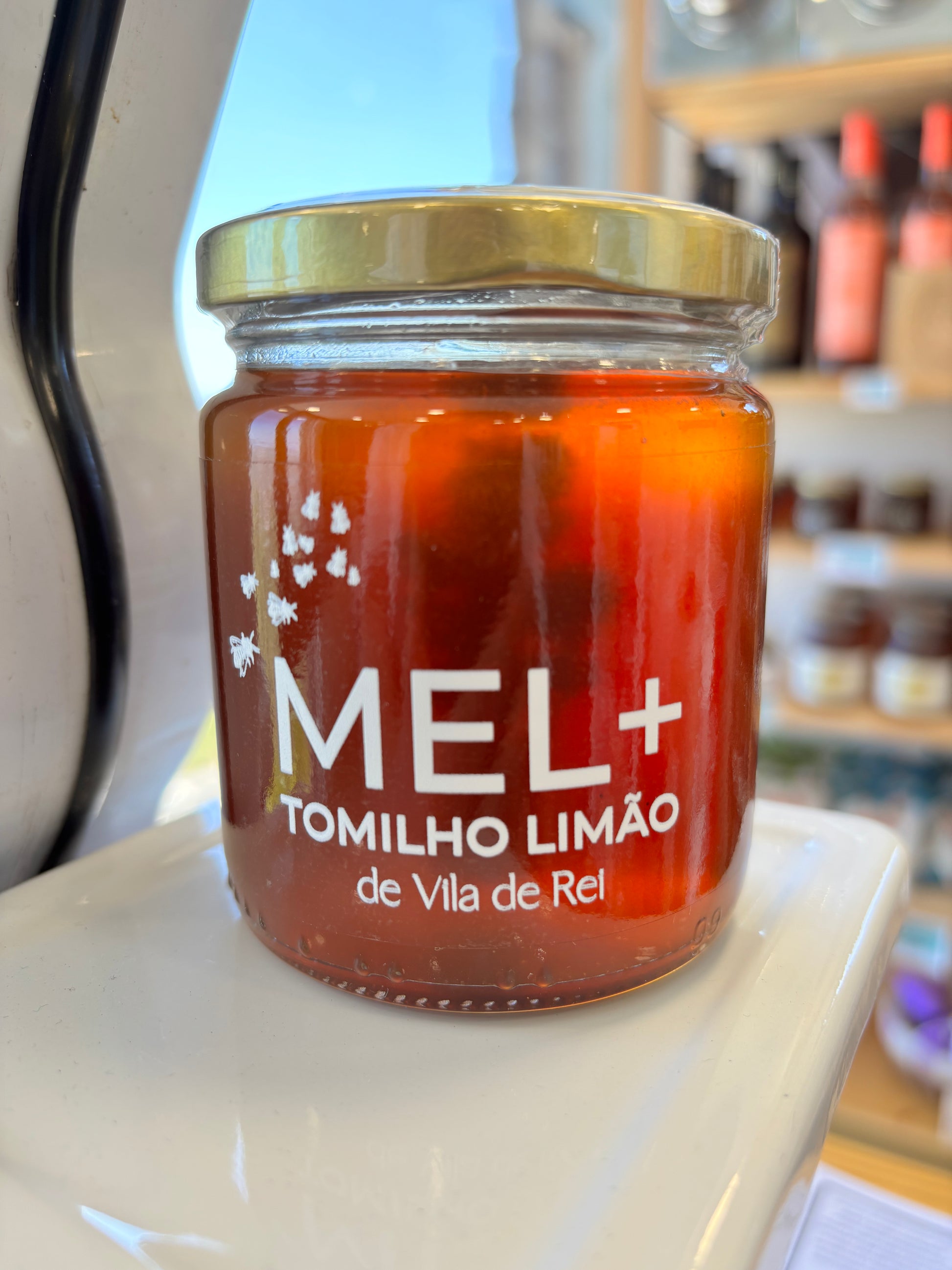 Frasco de Mel com Tomilho Limão Artesanal Rosa dos Ventos 200g