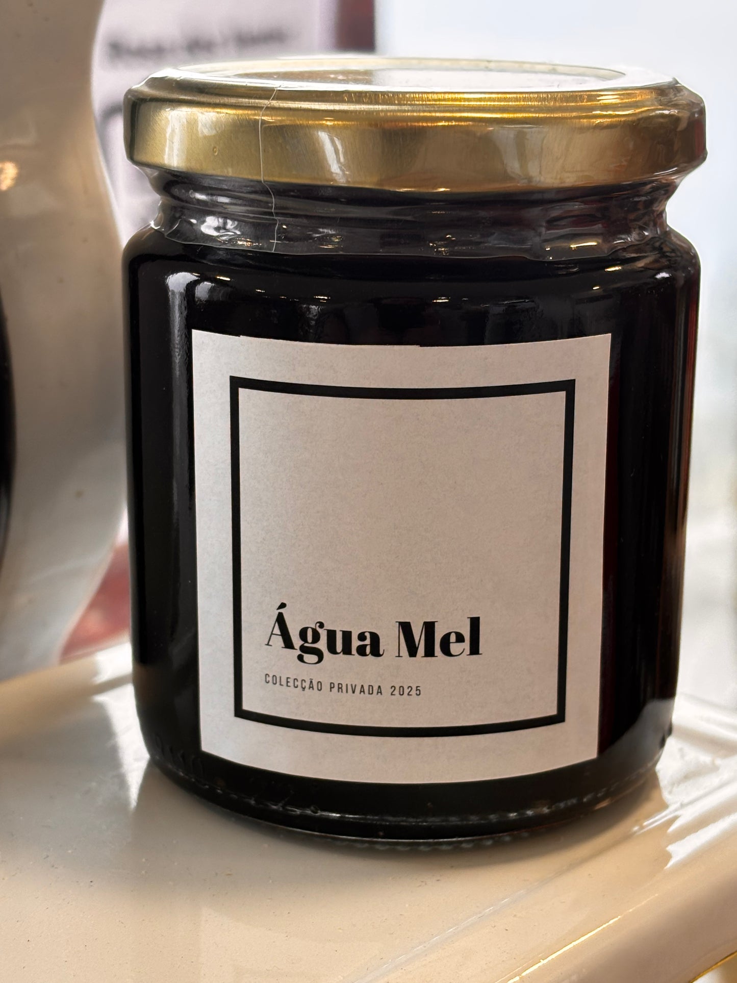 Frasco de água mel artesanal de Vila de Rei Rosa dos Ventos