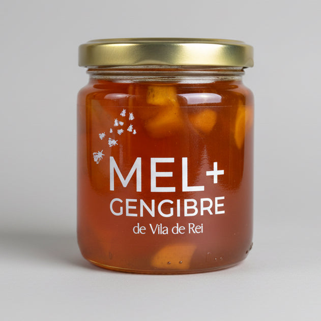 Frasco de mel + gengibre na tipicaria