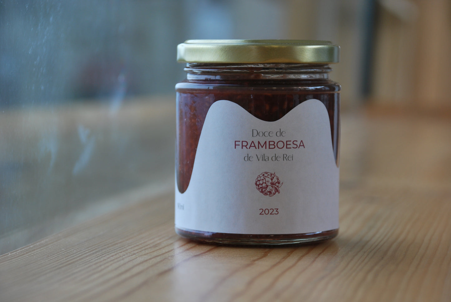 Doce de Framboesa Artesanal Rosa dos Ventos em frasco de vidro 200g